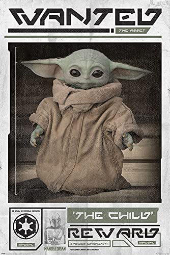 Star Wars - The Mandalorian - Wanted The Child - Poster Plakat Größe 61x91,5cm von empireposter