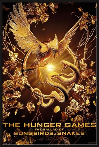 The Hunger Games - Ballad of Songbirds & Snakes - Film Poster - 61x91,5 cm + Wechselrahmen, Shinsuke® Maxi Kunststoff schwarz, Acryl-Scheibe von empireposter
