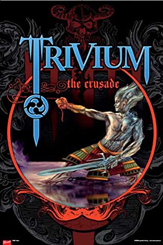 Trivium - The Crusade - Musikposter Heavy Metal Hard Rock Trivium Matt heafy - Grösse 61x91,5 cm + 1 Ü-Poster der Grösse 61x91,5cm Trivium - The Crusade - Musikposter Heavy Metal Hard Rock Trivium Matt heafy - Grösse 61x91,5 cm + 1 Ü-Poster der Grösse 61x91,5cm von empireposter