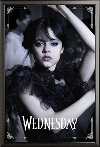 Wednesday - Dance - Film Poster Plakat Druck - Größe 61x91,5 cm + Wechselrahmen, Shinsuke® Maxi Aluminium schwarz von empireposter
