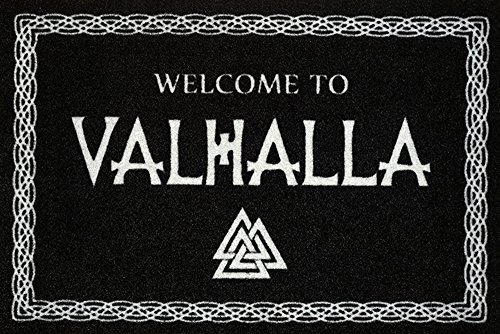 empireposter Welcome to Valhalla - Fussmatte, Größe: 60 x 40 cm, Material Polypropylen von empireposter