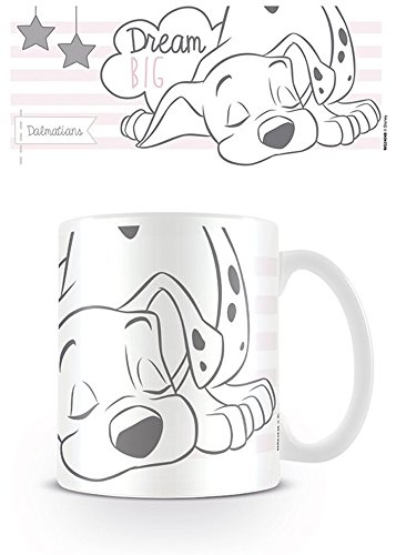 empireposter 101 Dalmatiner - Dream Big - Disney Keramik Tasse Kaffeebecher - Größe Ø8,5 H9,5cm von empireposter