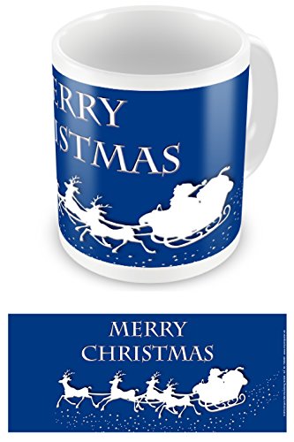 empireposter Weihnachten - Merry Christmas - Schlitten - Keramik Tasse - Größe Ø8,5 H9,5 cm von empireposter