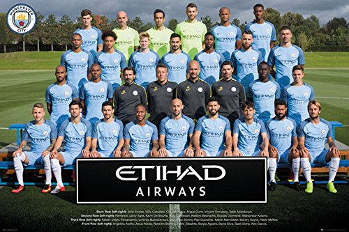 empireposter 749949, Manchester City Team Photo 16/17 Plakat von empireposter