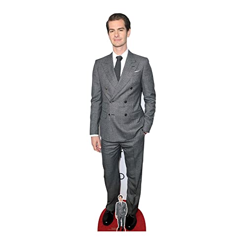 empireposter Andrew Garfield - Grey Suit - Schauspieler VIP Pappaufsteller Standy - 54x179 cm von empireposter