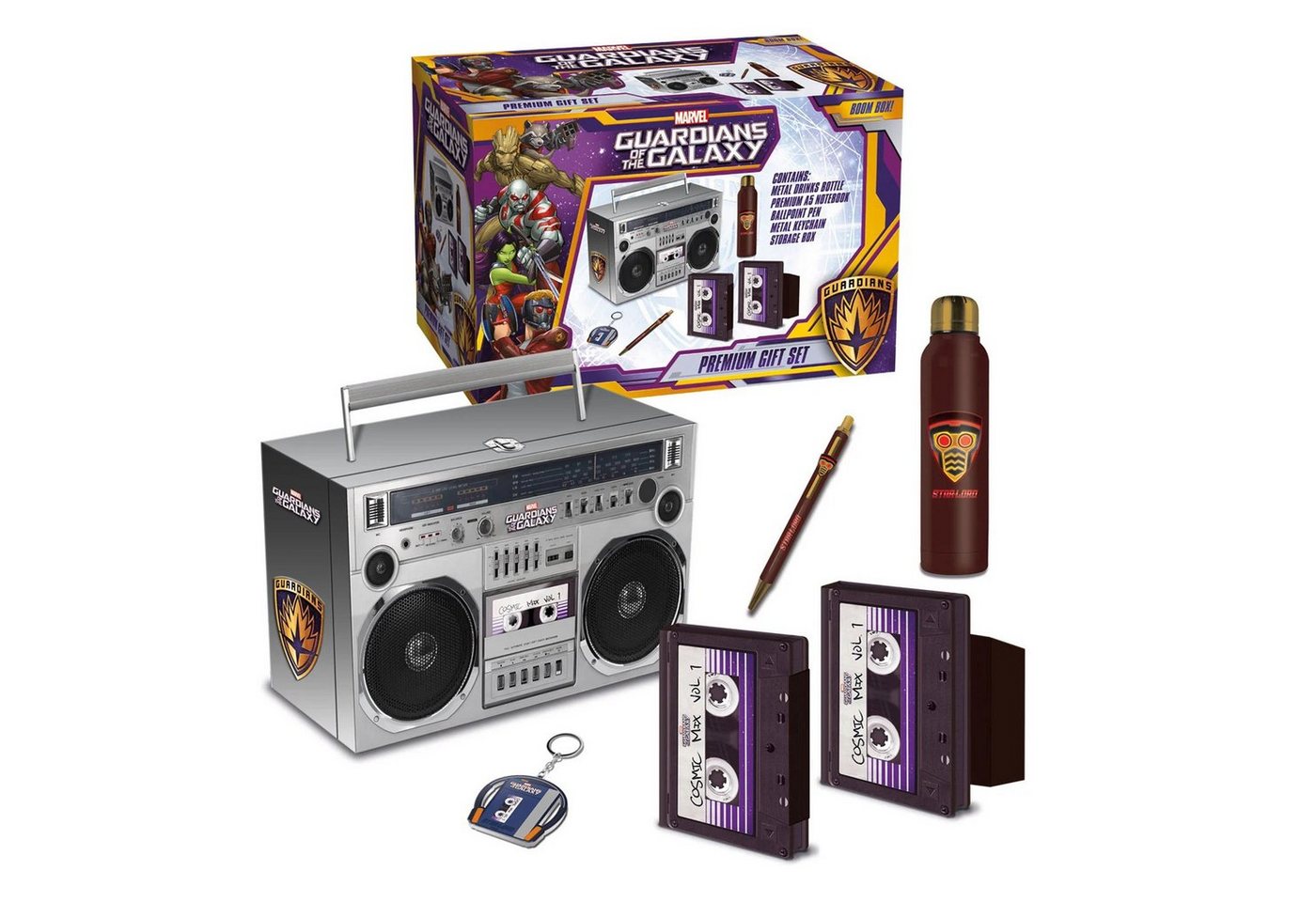 empireposter Aufbewahrungsbox Guardians of the Galaxy - Starlords Boom Box - Geschenkset Gift Box von empireposter