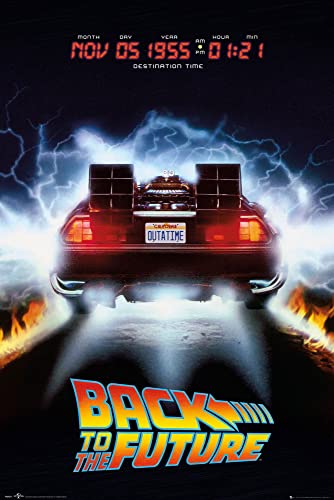 empireposter Back to The Future - Delorean - Film Poster Plakat Druck - Größe 61x91,5 cm von empireposter