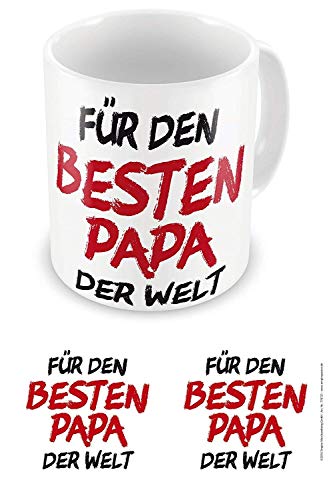 empireposter Bester Papa - Für den besten Papa der Welt - Vatertag Keramik Tasse - Größe Ø8,5 H9,5cm von empireposter