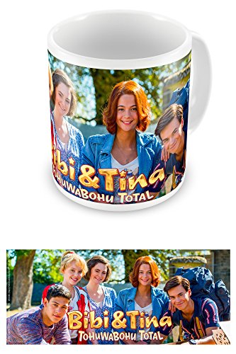 empireposter Bibi & Tina - Tohuwabohu Total Stars - Keramik Tasse Ø8,5 H9,5 cm + 1 Lizenz Keramik Tasse - Größe Ø8,5 H9,5 cm von empireposter