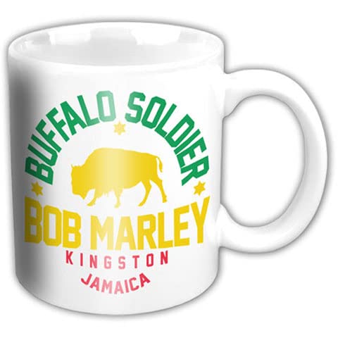 empireposter Bob Marley - Buffalo Soldier - Keramik Tasse Mug Becher - Ø8,5 H9,5 cm von empireposter