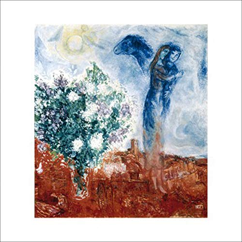 empireposter Chagall, Marc - Die Liebenden über St. Paul - Kunstdruck - Größe 70x70 cm von empireposter