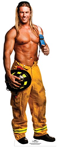 empireposter Chippendales Kevin Cornell Fireman Feuerwehrmann Pappaufsteller Standy - ca 187 cm von empireposter