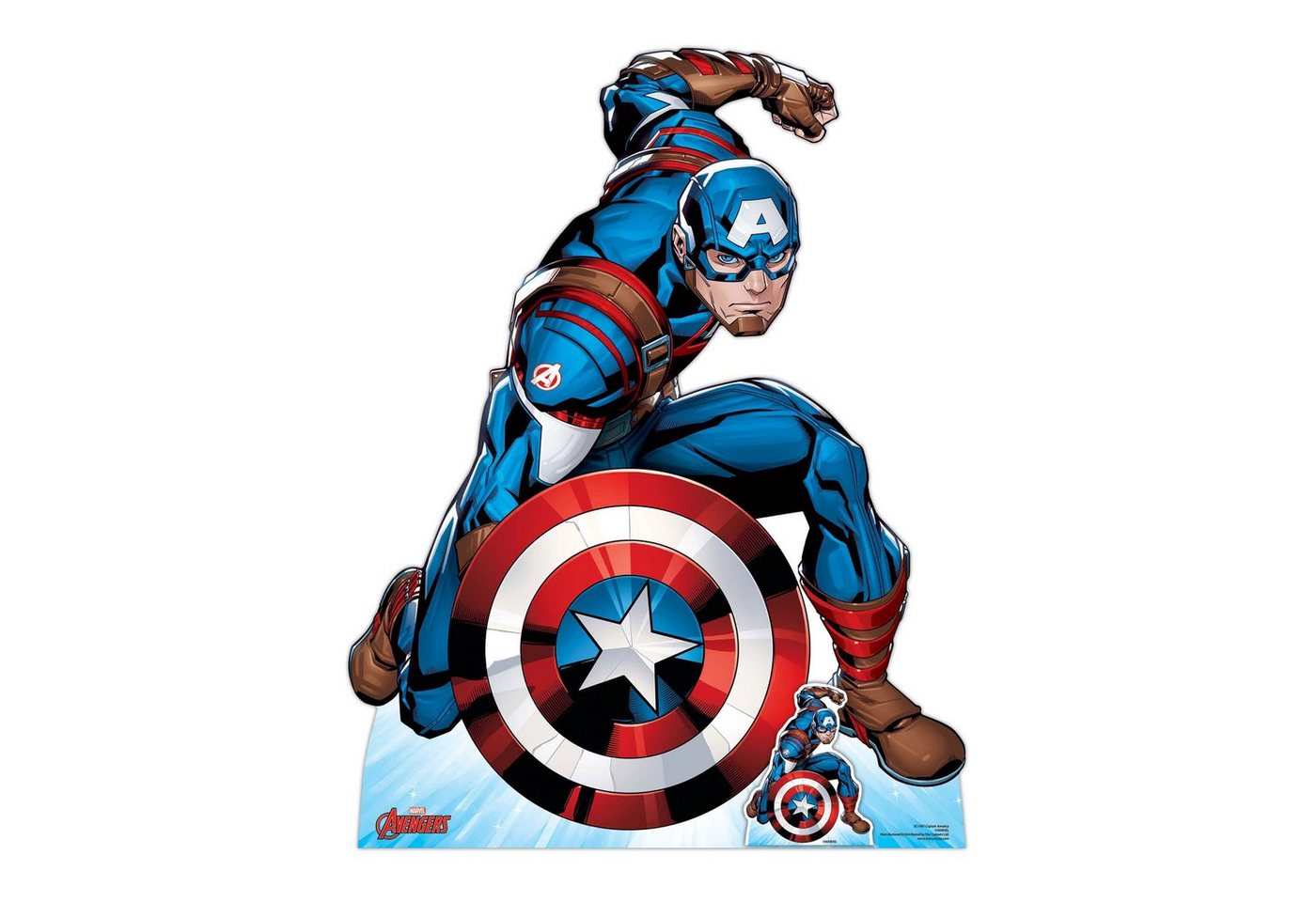 empireposter Dekofigur Captain America - First Avenger - Pappaufsteller Standy - 101x131 cm von empireposter