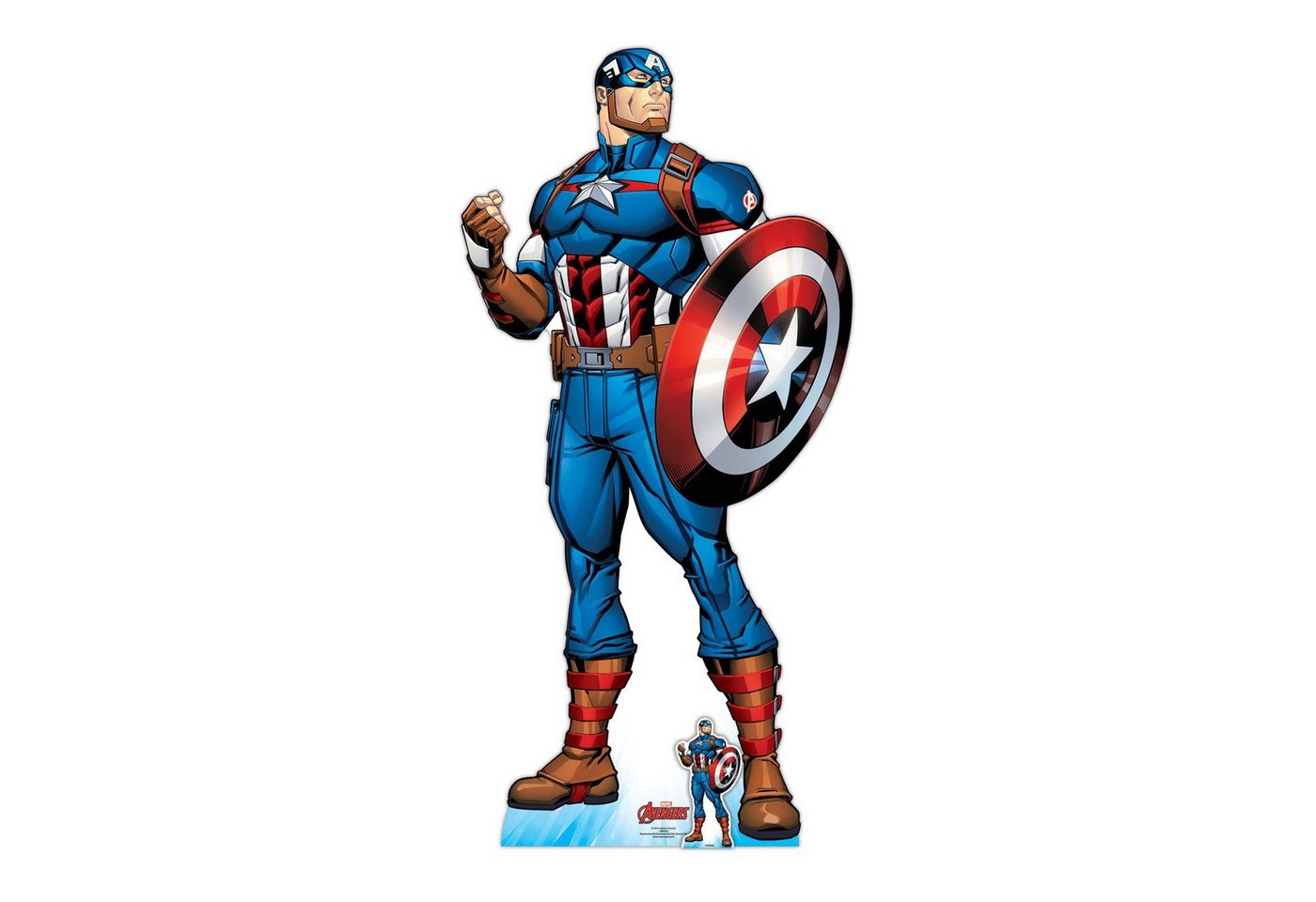 empireposter Dekofigur Captain America - Super Hero - Pappaufsteller Standy - 94x191 cm von empireposter