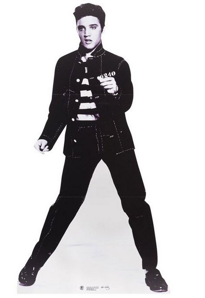 empireposter Dekofigur »Elvis Presley - Jailhouse - Pappaufsteller Standy - 179 cm« von empireposter