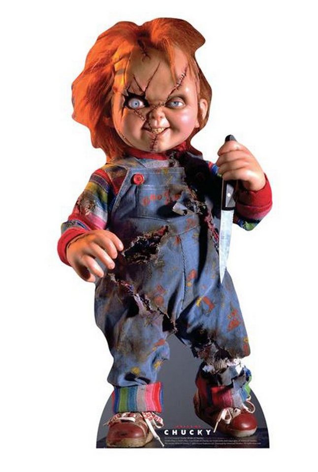 empireposter Dekofigur Halloween - Scarred Chucky - Pappaufsteller - 37x75 cm von empireposter