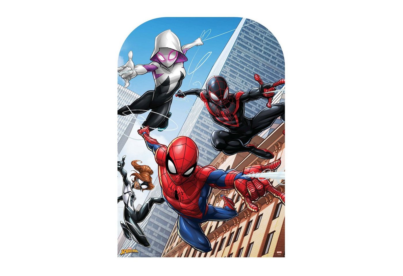 empireposter Dekofigur Spider-Man - Web Warriors Stand In Pappaufsteller Standy - 95x136 cm von empireposter