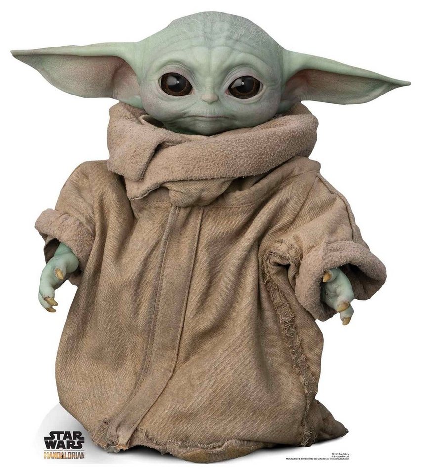 empireposter Dekofigur Star Wars - The Mandalorian - Baby Yoda 2 - Pappaufsteller in Lebensgrösse 79x89 cm von empireposter