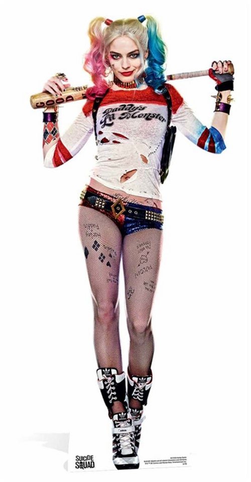 empireposter Dekofigur Suicide Squad - Harley Quinn - Pappaufsteller in Lebensgrösse 80x170 cm von empireposter