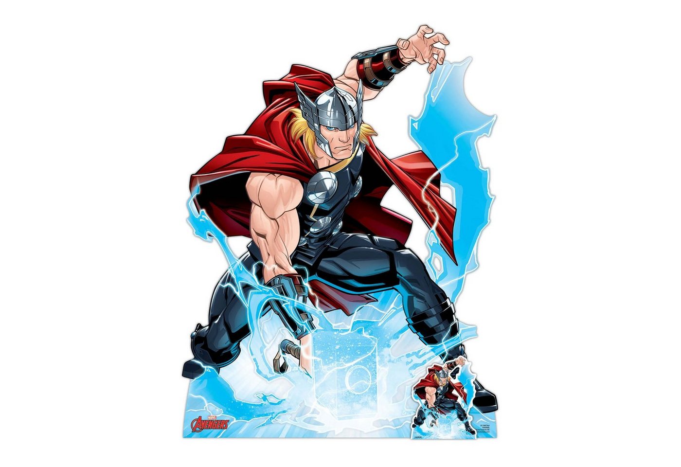 empireposter Dekofigur Thor - Call the Storm - Pappaufsteller Standy - 102x133 cm von empireposter