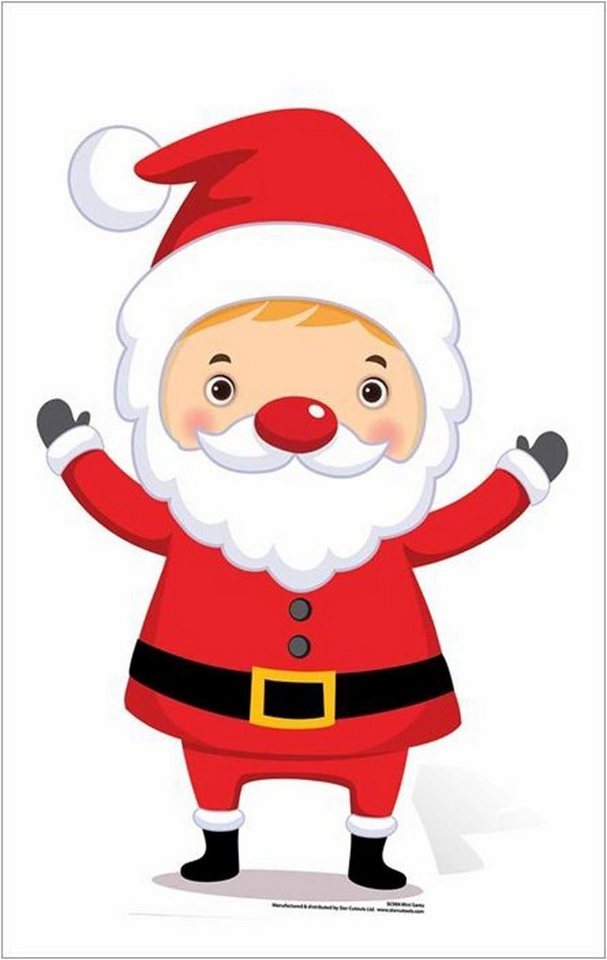 empireposter Dekofigur Weihnachten - Santa Clause Mini - Standy - 60x87 cm von empireposter