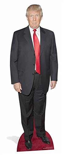 empireposter Donald Trump - Red Tie Red Carpet Pappaufsteller Pappfigur Standy - ca 180 cm von empireposter