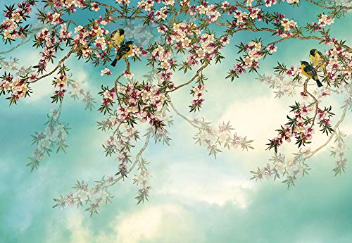 empireposter Fototapete - Sakura - 368x254 cm - 8-teilige Tapete - Wanddeko Wallpaper von empireposter