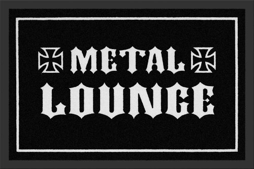 empireposter Metal Lounge - Fussmatte, Größe: 60 x 40 cm, Material Polypropylen von empireposter