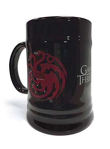 empireposter Game of Thrones - House Targaryen - Keramik Bierkrug Fanartikel - ca. 595 ml von empireposter