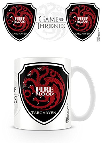 empireposter Game of Thrones - Targaryen Wappen - Keramik Tasse - Größe Ø8,5 H9,5cm von empireposter