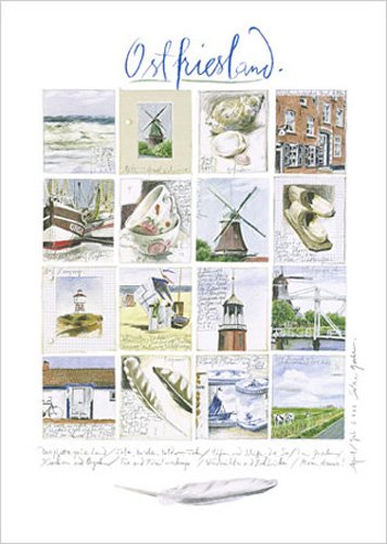 empireposter Gerke, Sabine Kunstdruck - Grösse 50x70 cm Ostfriesland von empireposter