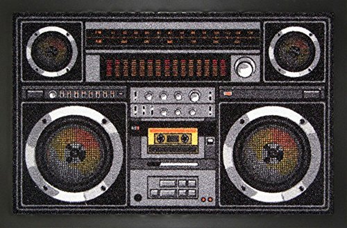 empireposter Ghettoblaster - Fußmatte, Größe: 60 x 40 cm, Material Polypropylen von empireposter