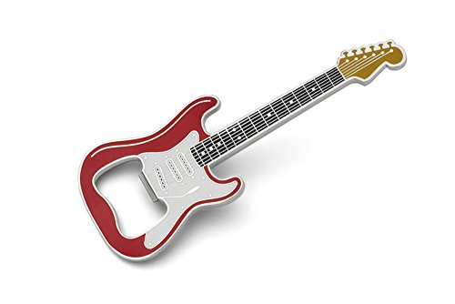 empireposter Gitarren - Guitar Classic - Rot Flaschenöffner mit Magnet - Größe ca. 4,2x11 cm von empireposter