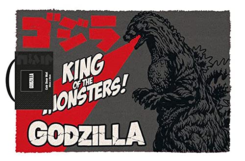 empireposter Godzilla - Fußmatte Fußabtreter, Größe: 60 x 40 cm, Material Kokosfaser von empireposter