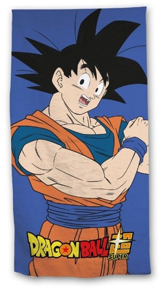 empireposter Handtuch Dragon Ball - Son-Goku - Baumwoll Strandtuch - 70x140 cm, 100 % Baumwolle von empireposter