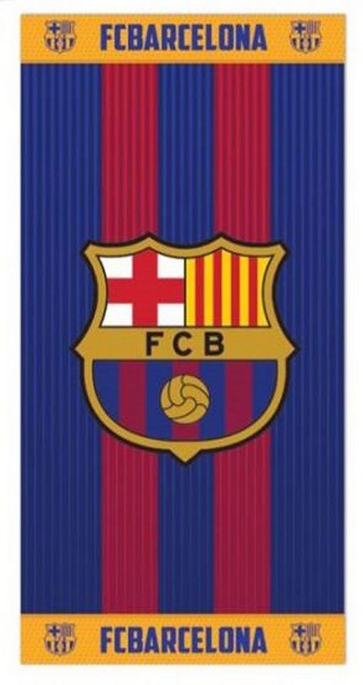 empireposter Handtuch Fussball - FC Barcelona - Logo - Mikrofaser Handtuch von empireposter