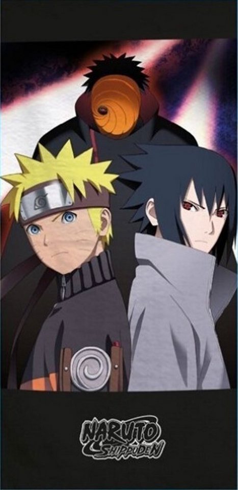 empireposter Handtuch Naruto - Dark - Baumwoll Handtuch 70x140 cm - Strandtuch von empireposter