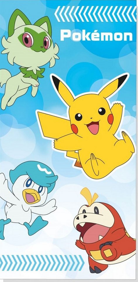 empireposter Handtuch Pokemon - Fly - Mikrofaser Handtuch - 70x140 cm - Strandtuch Badetuch von empireposter