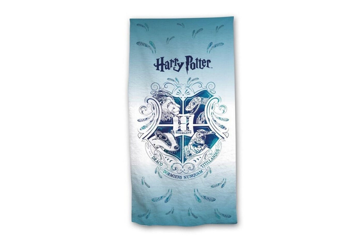 empireposter Handtücher Harry Potter - Wappen - Mikrofaser Handtuch 70x140 cm - Strandtuch von empireposter