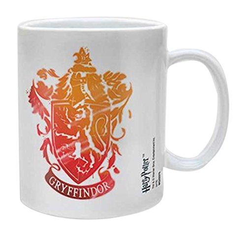 empireposter - Harry Potter - Gryffindor Stencil - Größe (cm), ca. Ø8,5 H9,5cm - Lizenz Tassen, NEU - Beschreibung: - Keramik Tasse - von empireposter