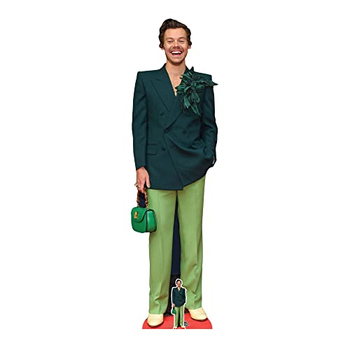 empireposter Harry Styles - Green - Prominente Star VIP - Pappaufsteller Standy - 57x186 cm von empireposter