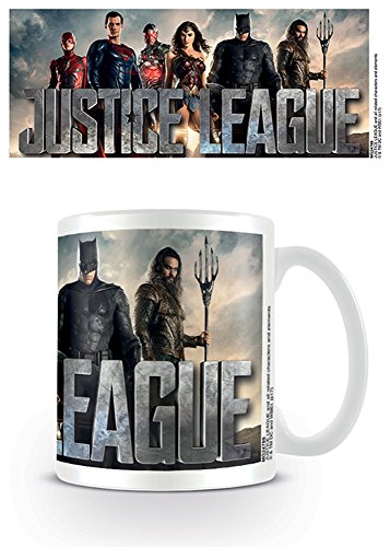 empireposter Justice League - Teaser - Keramik Tasse - Größe Ø8,5 H9,5cm + 1 Lizenz Keramik Tasse - Größe Ø8,5 H9,5 cm von empireposter
