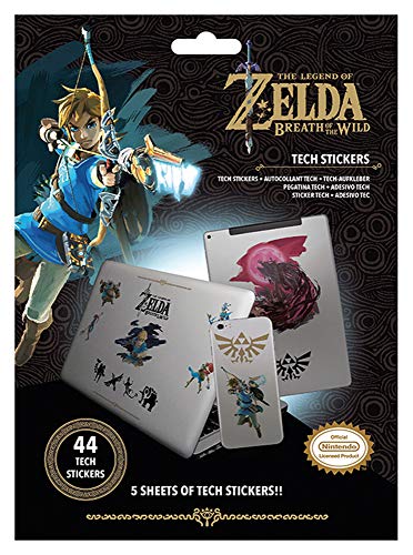 empireposter Legend of Zelda, The - Breath of The Wild - Power - Stickerset Technik Sticker - Größe ca. 17,5x24 von empireposter
