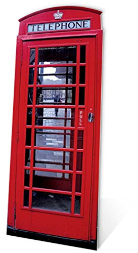 empireposter London - Phone Box Telefonzelle Pappaufsteller Standy - ca 191 cm von empireposter