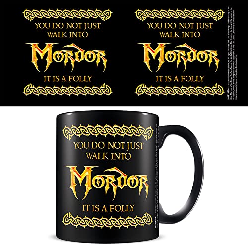 empireposter Lord of The Rings - Walk Into Mordor - Black Keramik Tasse - Größe Ø8,5 H9,5cm von empireposter