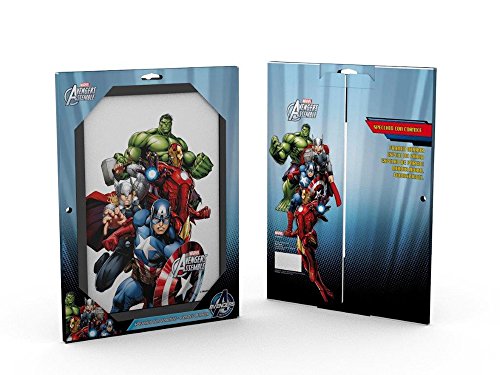 empireposter Marvel Avengers Assemble - Bedruckter Spiegel mit Kunststoff Rahmen in Holzoptik, Kult-Spiegel - Größe 20x30 cm empireposter Marvel Avengers Assemble - Bedruckter Spiegel mit Kunststoff Rahmen in Holzoptik, Kult-Spiegel - Größe 20x30 cm von empireposter