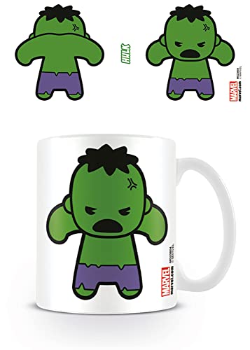 empireposter Marvel - Kawaii - Hulk - Keramik Tasse - Größe Ø8,5 H9,5cm von empireposter
