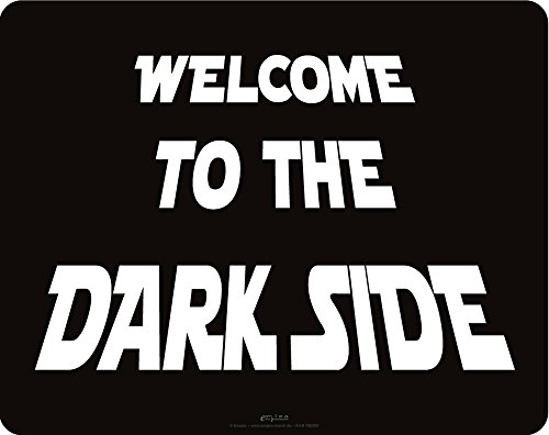 empireposter Mousepad - Welcome to The Dark Side - Grösse 24x19 cm - EPDM-Kautschuk, fest, elastisch, abriebsicher, PVC-frei von empireposter
