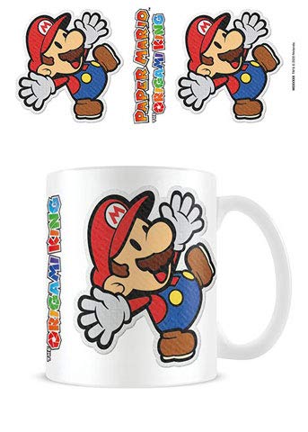 empireposter Paper Mario - Origami King - Fun - Keramik Tasse - Größe Ø8,5 H9,5 cm von empireposter