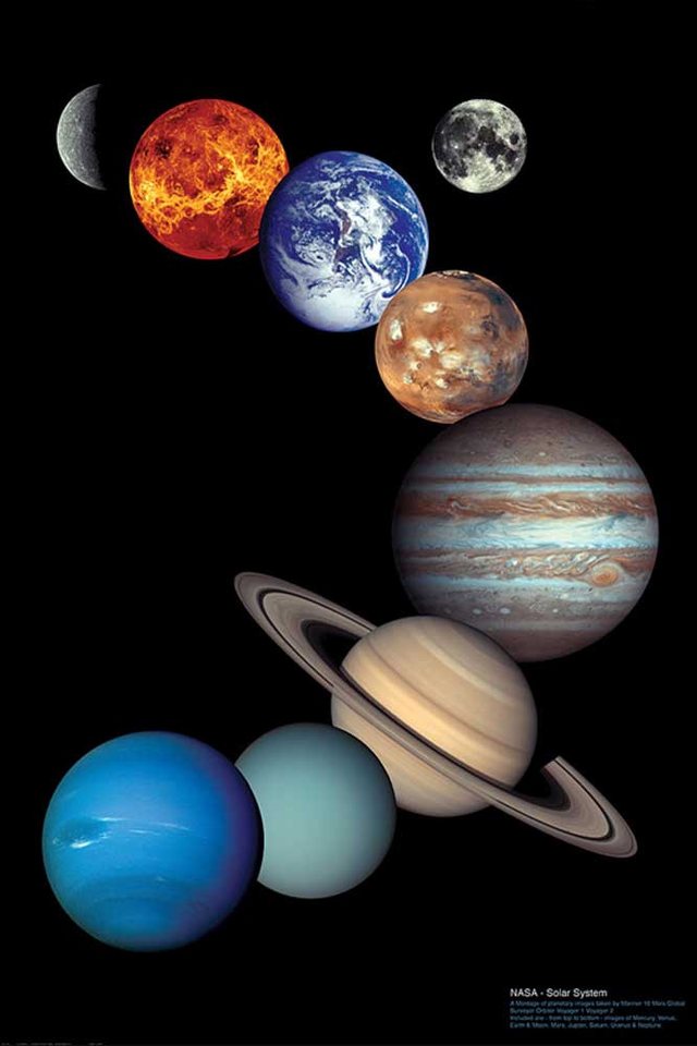 empireposter Poster Educational - Bildung - Poster - NASA Solar System NASA Sonnensystem von empireposter